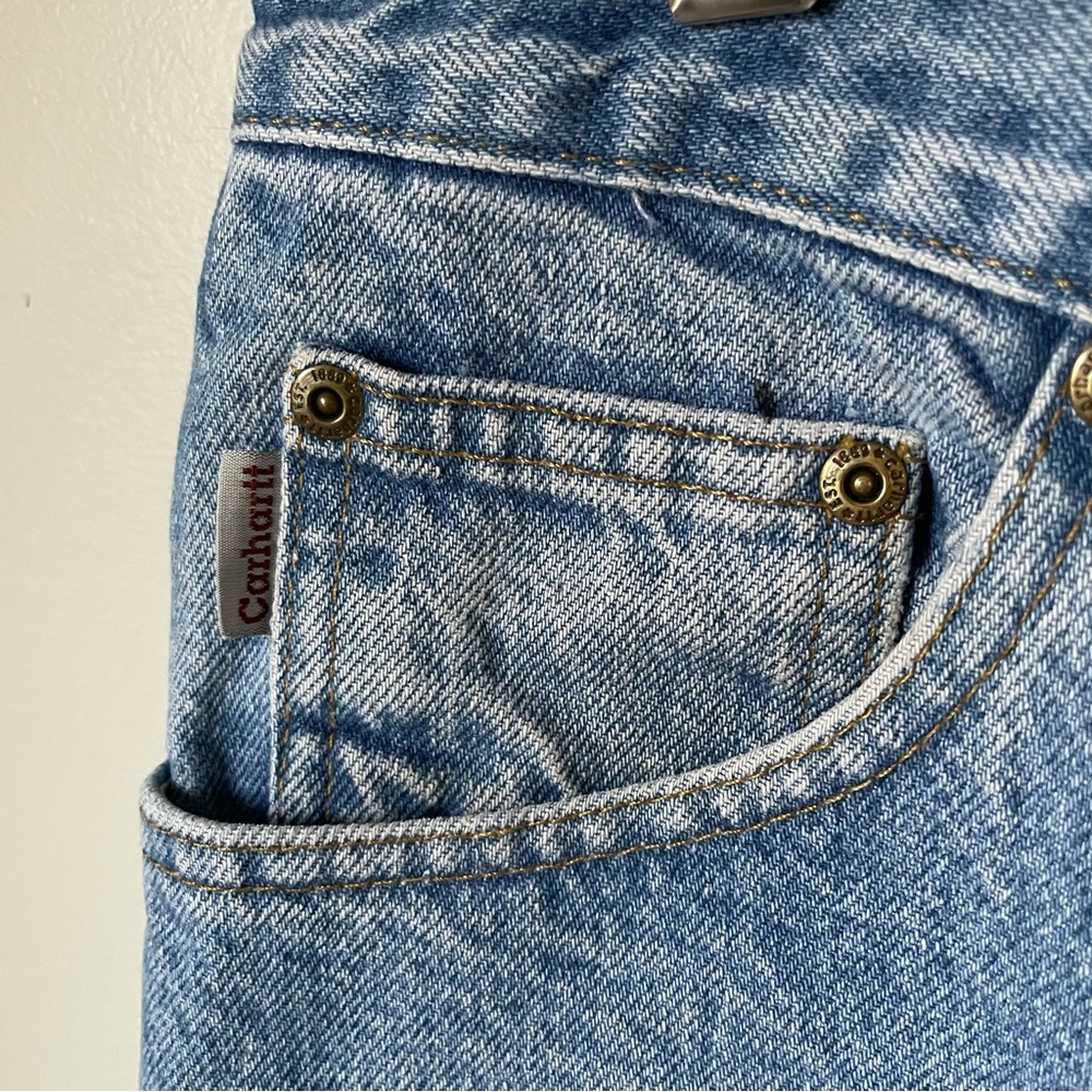 Vintage Carhartt Denim Jeans Size 38x32 - Picture 6 of 9